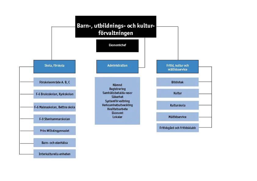 BUK Organisationsschema
